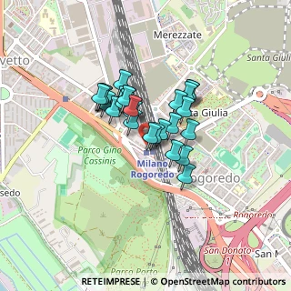 Mappa Rogoredo Stazione FS, 20139 Milano MI, Italia (0.28889)