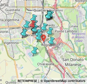 Mappa Rogoredo Stazione FS, 20139 Milano MI, Italia (1.446)
