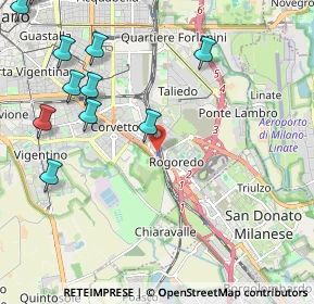 Mappa Rogoredo Stazione FS, 20139 Milano MI, Italia (2.92167)
