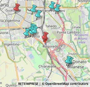 Mappa Rogoredo Stazione FS, 20139 Milano MI, Italia (2.08538)