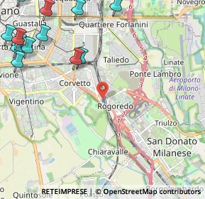 Mappa Rogoredo Stazione FS, 20139 Milano MI, Italia (3.29769)