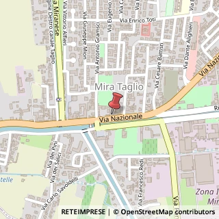 Mappa Via Nazionale, 172, 30034 Mira, Venezia (Veneto)