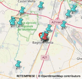 Mappa Via Pedrocca, 25021 Bagnolo Mella BS, Italia (3.725)