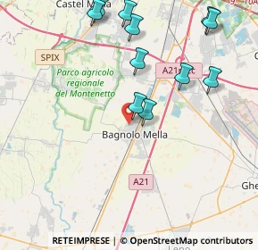 Mappa Via Pedrocca, 25021 Bagnolo Mella BS, Italia (4.57727)