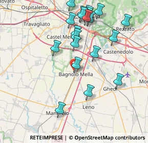 Mappa Via Pedrocca, 25021 Bagnolo Mella BS, Italia (8.507)