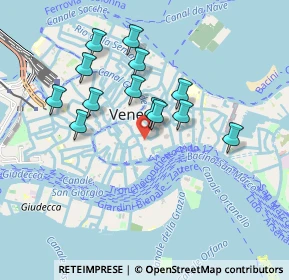 Mappa Calle Frezzaria, 30124 Venezia VE, Italia (0.8)