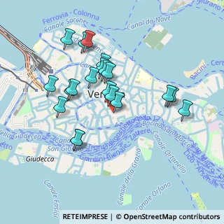 Mappa Calle Frezzaria, 30124 Venezia VE, Italia (0.8585)