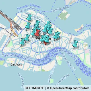 Mappa Fondamenta Orseolo, 30124 Venezia VE, Italia (0.6875)