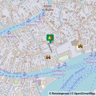 Mappa Calle Frezzeria, 1827, 30124 Venezia, Venezia (Veneto)