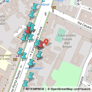 Mappa Corso porta nuova, 37122 Verona VR, Italia (0.07273)