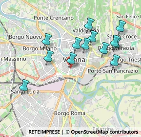 Mappa Corso porta nuova, 37122 Verona VR, Italia (1.86615)