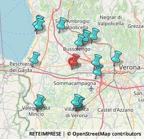 Mappa Piazza della Vittoria, 37060 Sona VR, Italia (7.93611)