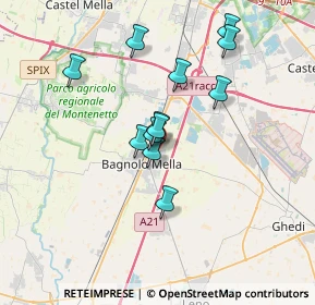 Mappa Via Primo Maggio, 25021 Bagnolo Mella BS, Italia (2.9125)