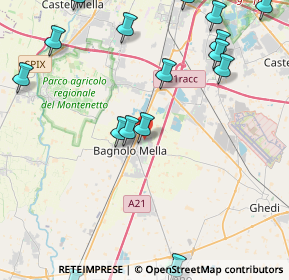 Mappa Via Primo Maggio, 25021 Bagnolo Mella BS, Italia (6.3475)