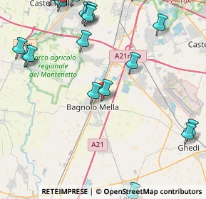 Mappa Via Primo Maggio, 25021 Bagnolo Mella BS, Italia (5.861)