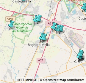 Mappa Via Primo Maggio, 25021 Bagnolo Mella BS, Italia (5.5195)