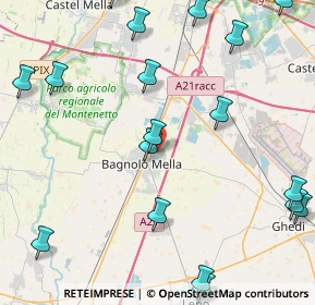 Mappa Via Primo Maggio, 25021 Bagnolo Mella BS, Italia (6.1305)