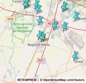 Mappa Via Primo Maggio, 25021 Bagnolo Mella BS, Italia (4.75769)