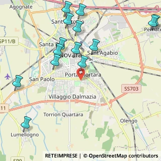 Mappa Viale Piazza D'Armi, 28100 Novara NO, Italia (2.65071)