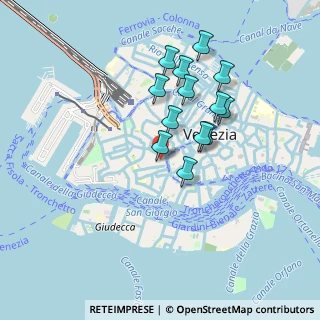 Mappa C. del Cappeller, 30123 Venezia VE, Italia (0.76154)