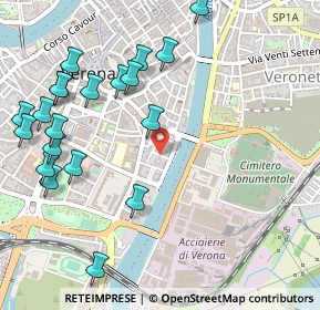 Mappa Lung'adige Capuleti, 37122 Verona VR, Italia (0.631)