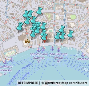 Mappa Riva degli Schiavoni, 30122 Venezia VE, Italia (0.196)