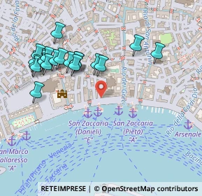 Mappa Riva degli Schiavoni, 30122 Venezia VE, Italia (0.2645)