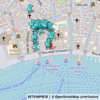 Mappa Riva degli Schiavoni, 30122 Venezia VE, Italia (0.095)