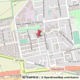 Mappa Via Fratelli Bandiera,  9, 20090 Pantigliate, Milano (Lombardia)