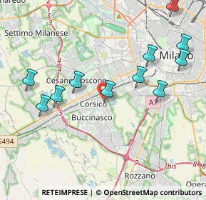 Mappa Via Andrea Mantegna, 20142 Milano MI, Italia (4.40636)