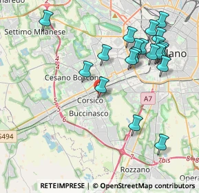 Mappa Via Andrea Mantegna, 20142 Milano MI, Italia (4.4065)