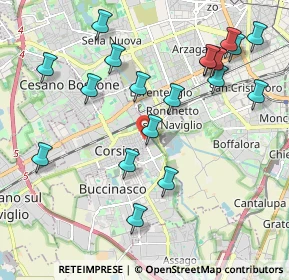 Mappa Via Andrea Mantegna, 20142 Milano MI, Italia (2.23789)