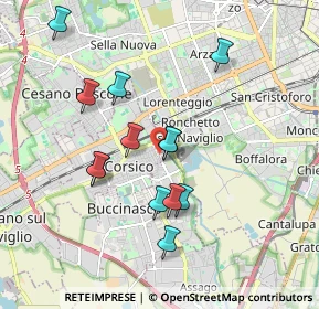 Mappa Via Andrea Mantegna, 20142 Milano MI, Italia (1.70308)