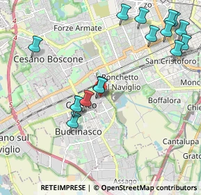 Mappa Via Andrea Mantegna, 20142 Milano MI, Italia (2.37188)