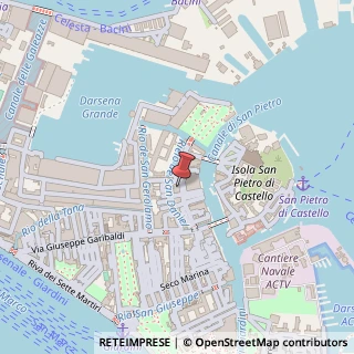 Mappa Campo Ruga Castello, 145, 30122 Venezia, Venezia (Veneto)