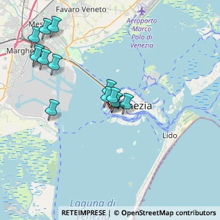 Mappa Canale di scomenzera, 30135 Venezia VE, Italia (3.97857)