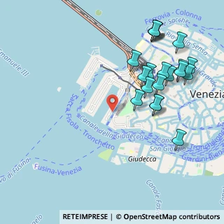 Mappa Canale di scomenzera, 30135 Venezia VE, Italia (1.155)