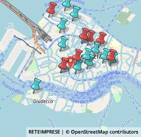 Mappa Calle Morolin S. Polo, 30124 Venezia VE, Italia (0.7935)