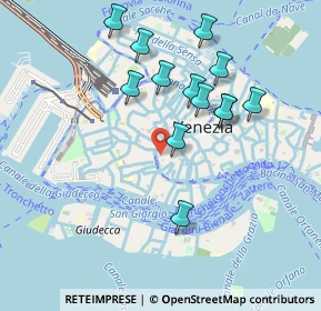 Mappa Calle Morolin S. Polo, 30124 Venezia VE, Italia (0.89308)