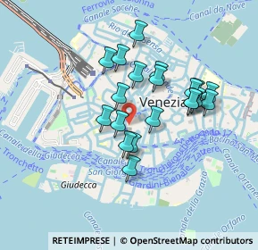 Mappa Calle Morolin S. Polo, 30124 Venezia VE, Italia (0.74)