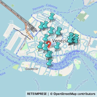 Mappa Calle Morolin, 30124 Venezia VE, Italia (0.74)
