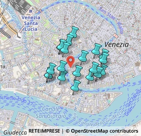 Mappa Calle Morolin S. Polo, 30124 Venezia VE, Italia (0.3125)