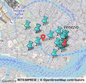 Mappa Calle Morolin S. Polo, 30124 Venezia VE, Italia (0.379)