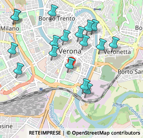 Mappa Facoltà di Giurisprudenza - Università degli Studi di Verona, 37122 Verona VR, Italia (1.04353)