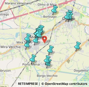 Mappa Via Andrea Palladio, 30034 Mira VE, Italia (1.67444)