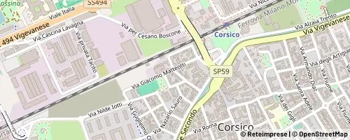 Mappa Corsico