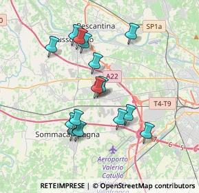 Mappa Via Volturno, 37060 Sona VR, Italia (3.37)