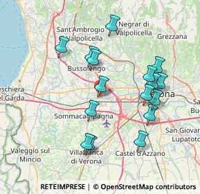 Mappa Via Volturno, 37060 Sona VR, Italia (7.34188)