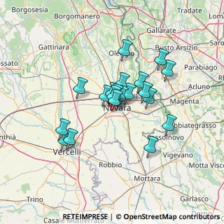 Mappa Via Ravenna, 28100 Novara NO, Italia (10.383)