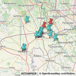 Mappa Via Ravenna, 28100 Novara NO, Italia (9.55923)